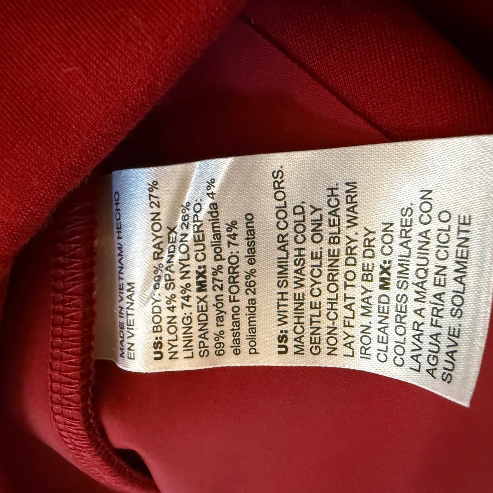 CHICO'S HAPPY RED PANTS!!!!! SIZE 0.5 - Picture 7 of 7